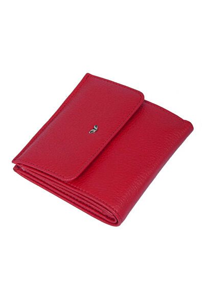 Tergan Red Genuine Leather Women's Wallet - S1Cb00005627-B68