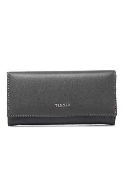 Tergan Gray Genuine Leather Women's Wallet - S1Cb00005807-E80