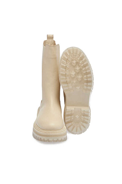 Tergan Bej Hakiki Deri Kadın Casual Bot - K23K1BT66910-E94