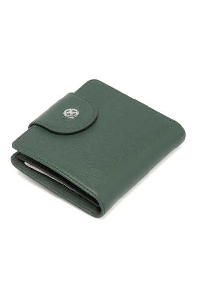 Tergan Green Genuine Leather Women's Wallet - S1Cb00005674-J0B