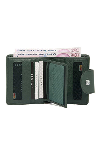Tergan Green Genuine Leather Women's Wallet - S1Cb00005674-J0B
