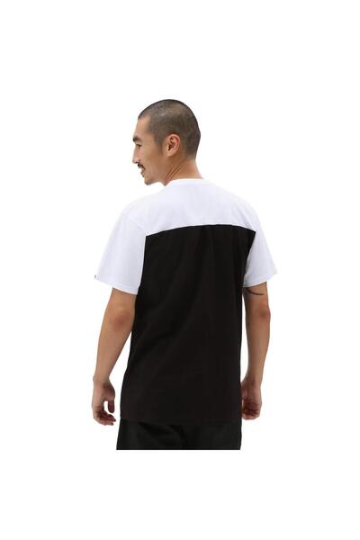 Vans Ανδρικό μπλουζάκι Script Crew Block -B VN0007G5Y281 Μαύρο-S