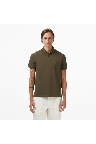 Tommy Hilfiger Ανδρικό πόλο χακί