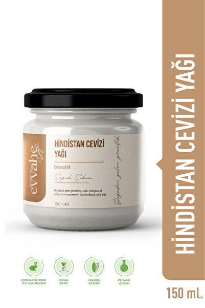 EVVAHE DOĞAL Hindistan Cevizi Yağı 150gr.