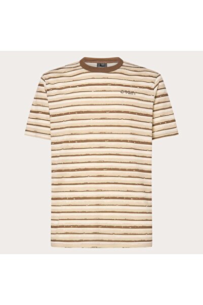 Oakley Blurrred Stripes Men's T-Shirt OAK.FOA405507-OAK.BAI Beige-M