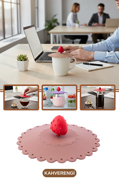 Silicolife Silikon Bardak Kupa Kapağı, Toz Geçirmez Isı Koruyucu Bardak Kupa ...