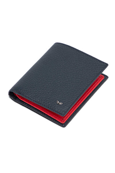 Tergan محفظة رجالية من الجلد باللون الكحلي 01503n74