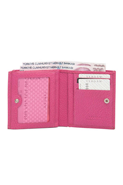 Tergan Fuchsia Genuine Leather Women's Wallet - S1Cb00005627-C42