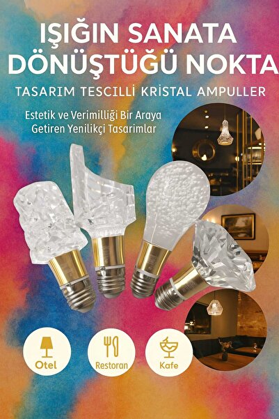 LEDOLET CRYSTAL LUMINOSO 4W LED AMPUL