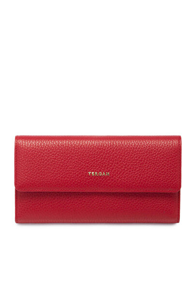 Tergan Red Genuine Leather Women's Wallet - S1Cb00005719-B68