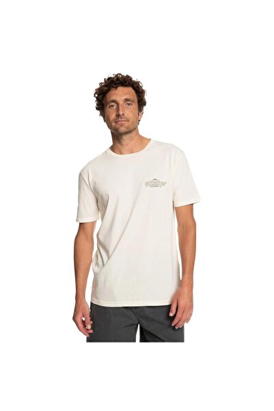 Quiksilver Ανδρικό μπλουζάκι μπεζ Quikwords ΑΝΔΡΙΚΟ ΜΠΛΟΥΖΑ EQYZT07263