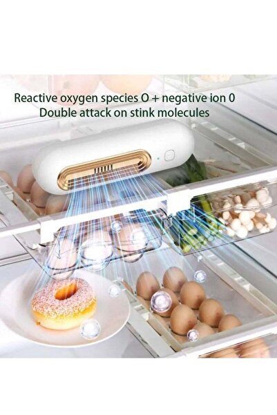 Bukela مزيل روائح الثلاجة USB، لإزالة روائح المطبخ وخزانة الملابس