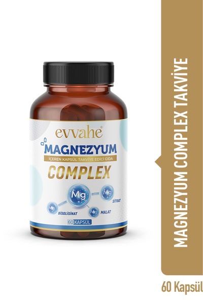EVVAHE DOĞAL Magnezyum İçeren Kapsül Takviye Edici Gıda