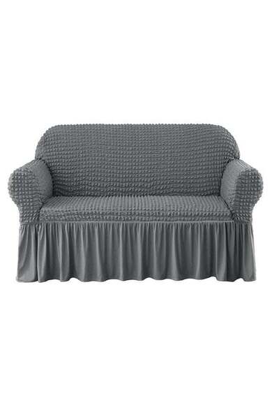 Bukela 2-Seater Sofa Cover, Bubble Pattern, Grey, 145x175cm