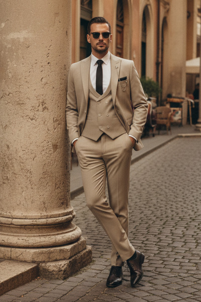 Twenhil TAKIM ELBİSE FULL SET KREM