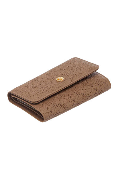 Tergan Kahve Hakiki Deri Kadın Cüzdan - S1CB00005788-D45