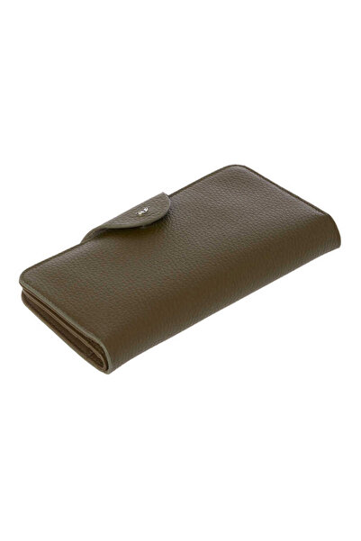 Tergan Yeşil Hakiki Deri Kadın Cüzdan - S1CB00005767-T8N