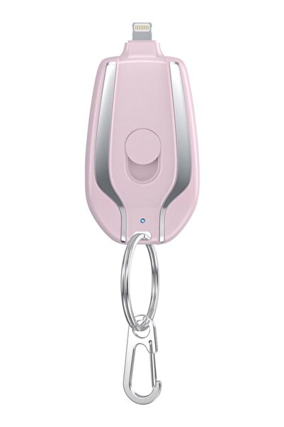 Arabest بنك طاقة صغير بسعة 1500 مللي أمبير/ساعة مع موصل Lightning (وردي)