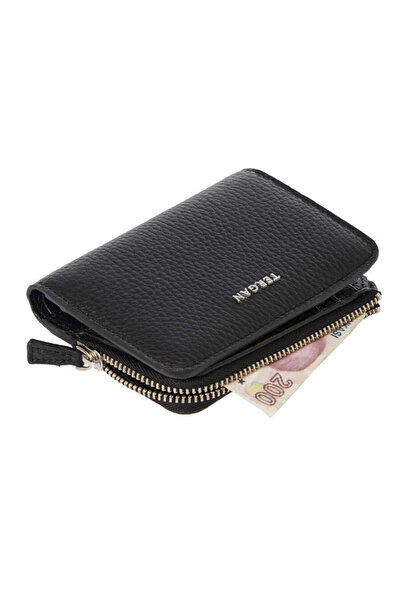 Tergan Black Genuine Leather Women's Wallet - S1Cb00005812-A41