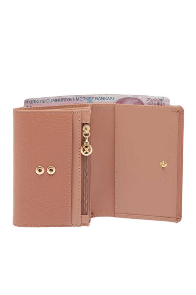 Tergan Powder Genuine Leather Women's Wallet - S1Cb00005815-L4F