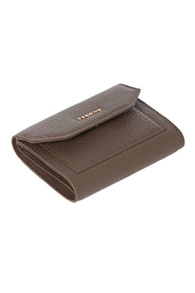 Tergan Beige Genuine Leather Women's Wallet - S1Cb00005809-B73