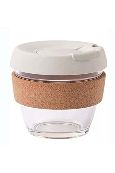 Bukela Coffee Travel Mug with Lid, 350ml, Clear/Brown/White Options