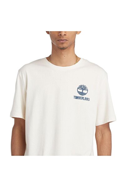 Timberland Short Sleeve Back Logo Graphic Tee Undyed Men's T-Shirt
