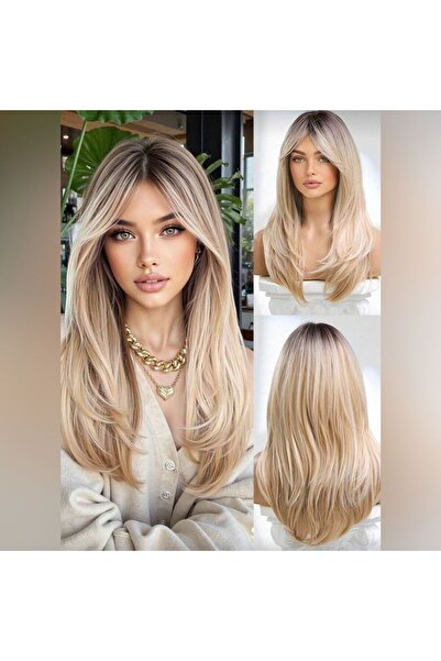 REMY HAİR Exclusive Luxury Kumral Platin Kat Kesimli Peruk