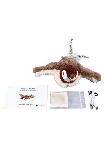 Bukela لعبة طيور تغرد آليًا مع شحن USB ونعناع بري