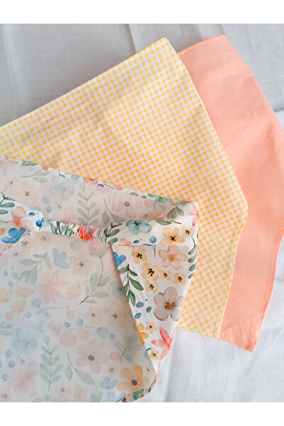 SİYO Çocuk Bonesi, Saç Bonesi, Üçgen Eşarp, Paraşüt Bone