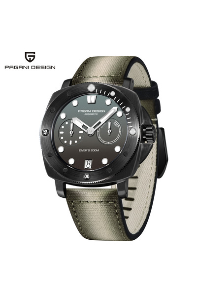 Pagani design Erkek 200M Su Geçirmez Çelik Saat Otomatik Mekanik Saat 41MM Sa...