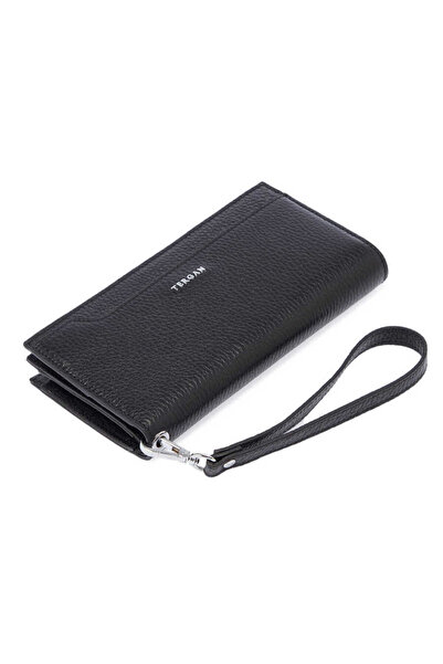 Tergan Black Genuine Leather Women's Wallet - S1Cb00005817-A41