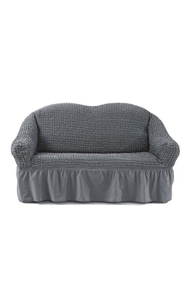 Bukela 2-Seater Sofa Cover, Bubble Pattern, Grey, 145x175cm