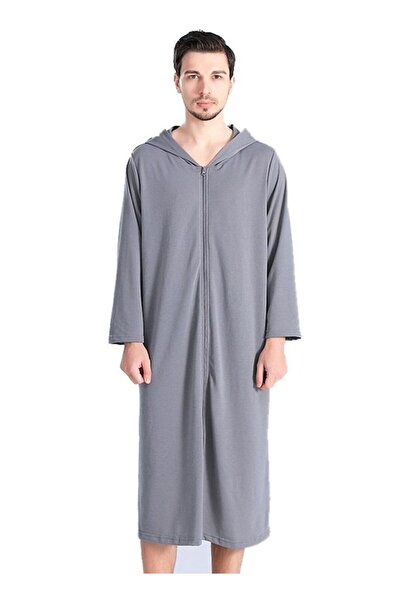 Arabest Zip-Up Hooded Bathrobe for Sea & Beach Vacations