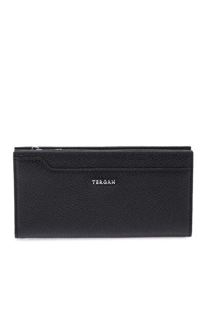 Tergan Black Genuine Leather Women's Wallet - S1Cb00005817-A41
