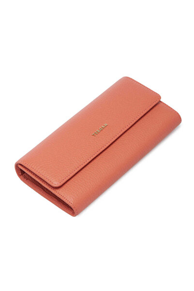 Tergan Pink Genuine Leather Women's Wallet - S1Cb00005719-S2A