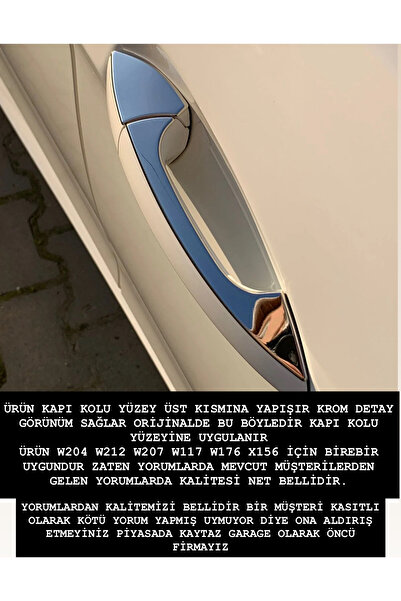 Store Mercedes Door Handle Chrome Chrome for W204 W212 W117 W176 W207