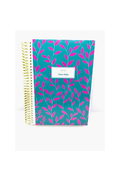 ABC Victoria's Jurnals Gold Colored Metal SipNotebook 3094