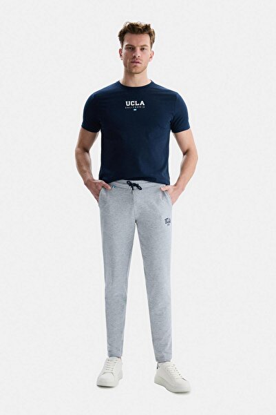 UCLA CONNOR Сірий вишитий стандартний крій чоловічі спортивні штани