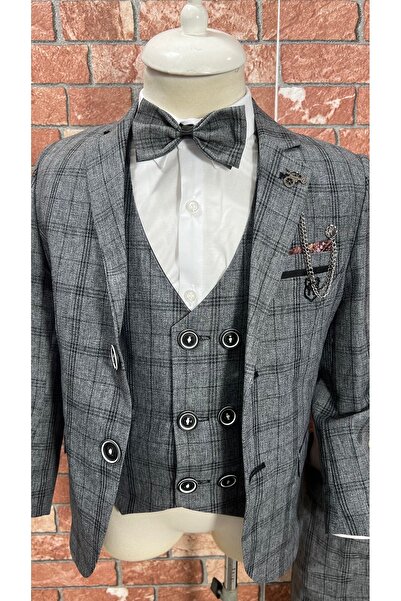 HAYTA Gyerek öltöny szett mellény ing nyuszi füstölt