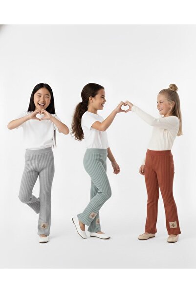 Şenkız Κοριτσίστικο κολάν 3 τεμαχίων ελαστικό άνετο καθημερινό ψηλόμεσο κοτλέ...