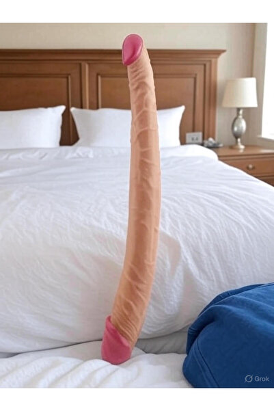 36 Cm Çift Taraflı Gerçekçi Yumuşak Dildo Çift Başlı Realistik Ikili Anal Vajinal Lezbiyen Penis