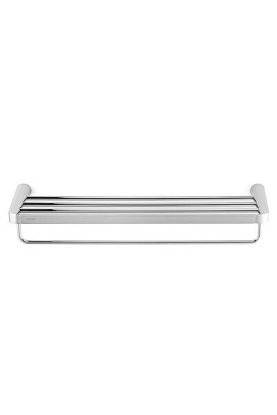 Maison Mex Shelf+towel bar, EVA, L.64 l.28.5 H.11.5 cm, chrome