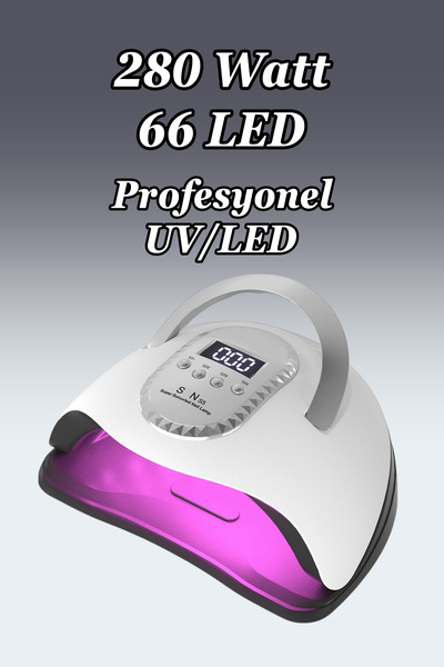 Easy Beauty S5 UV 280 Watt 66 Led Kalıcı Oje Protez Tırnak Kurutucu Işık Pro Uv Led Tırnak Kurutucu