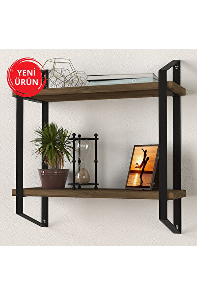 Dekorister Arno Duvar Rafı Ceviz