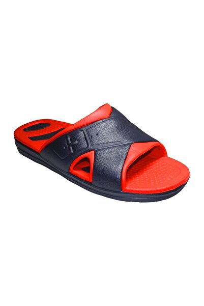 Jose Amorales Men's slippers/flip-flops, EVA foam, red and dark blue, size 43,