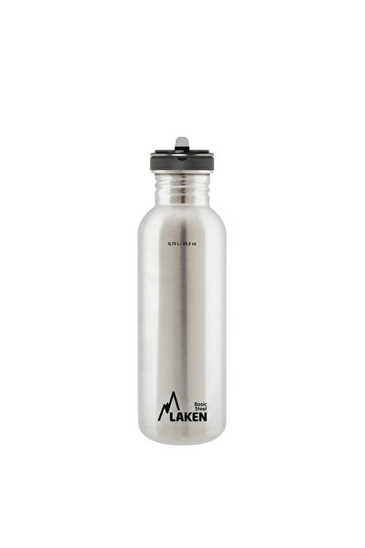 LAKEN Çelik 18/8 Flow Basic Şişe 0,75L - Çelik LKBSF75 Çelik-0,75L