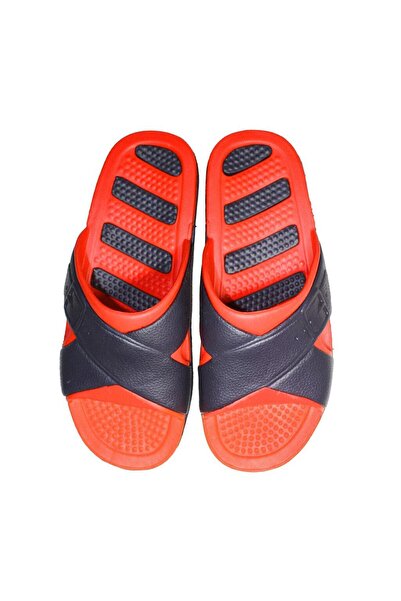 Jose Amorales Men's slippers/flip-flops, EVA foam, red and dark blue, size 43,