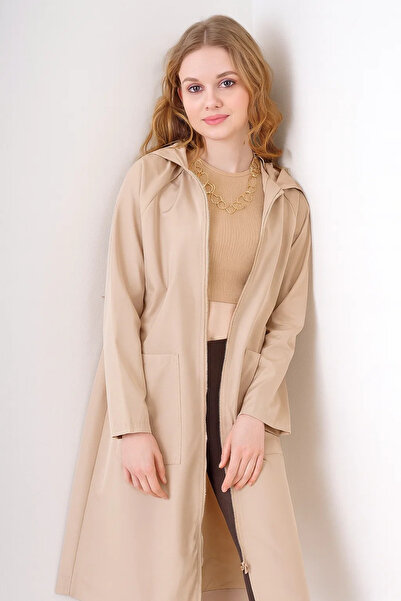 comstar Жіночий тренч з капюшоном, що відштовхує воду