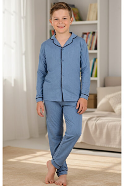 vitmo Seturi de pijamale mini cu mânecă lungă din bumbac 100% pentru băiat - ...